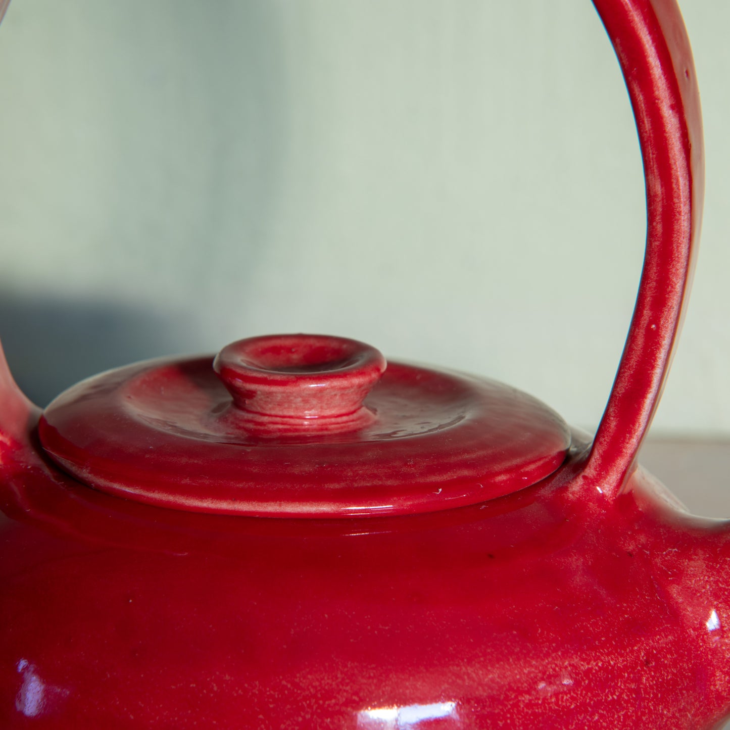 Red Tea Pot