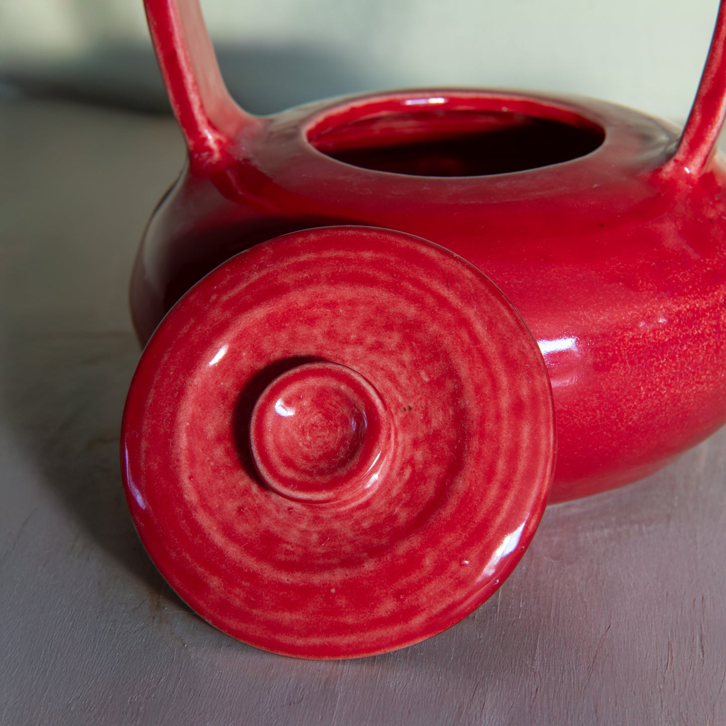 Red Tea Pot