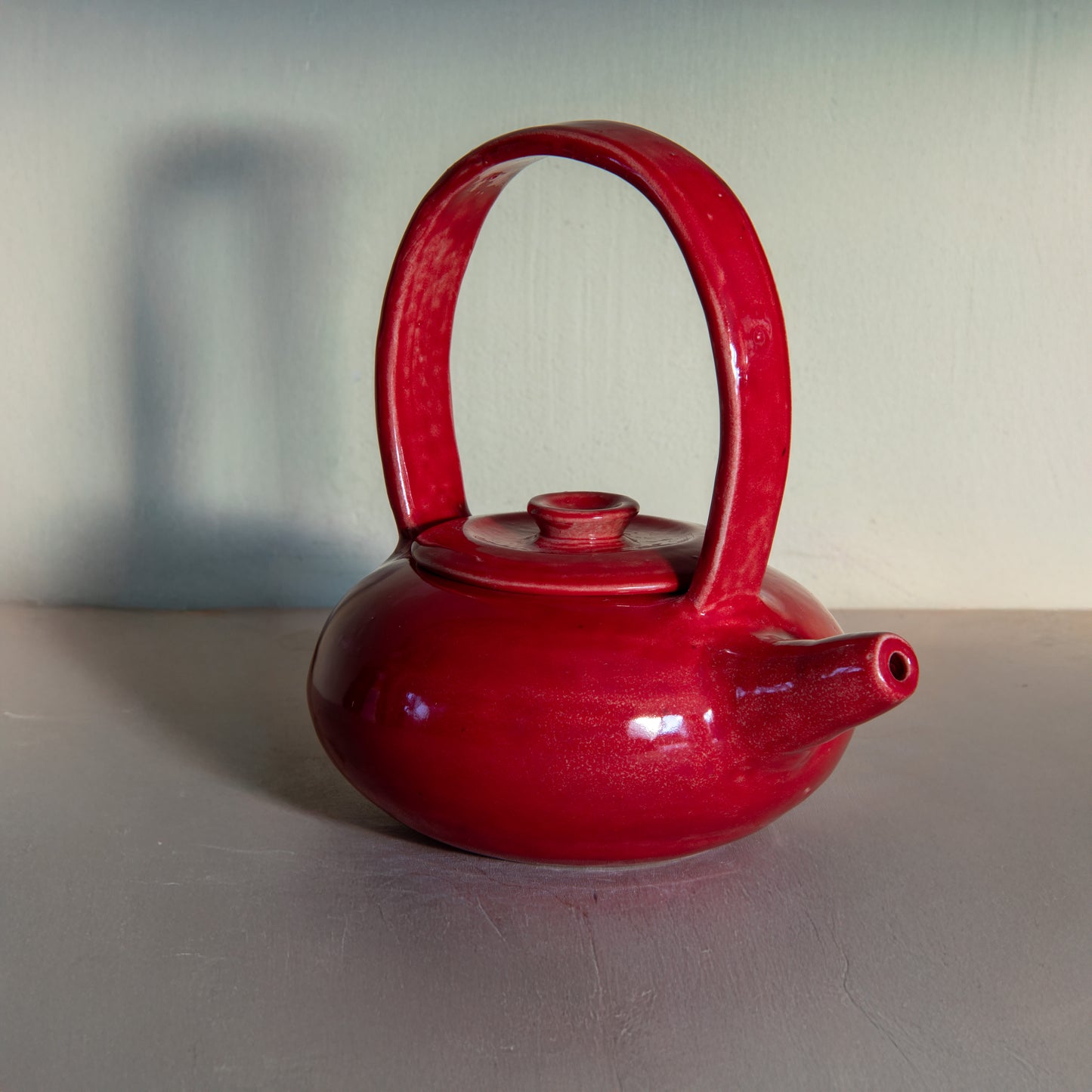 Red Tea Pot